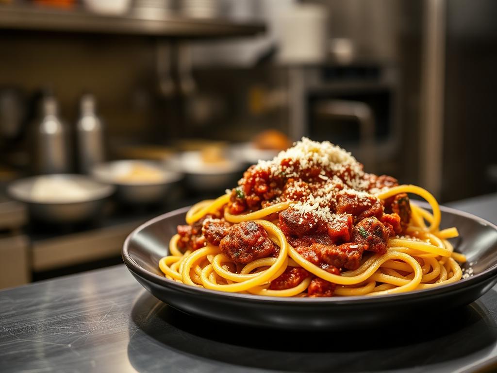 Beef Bolognese Pasta — chef-prepared frozen meal