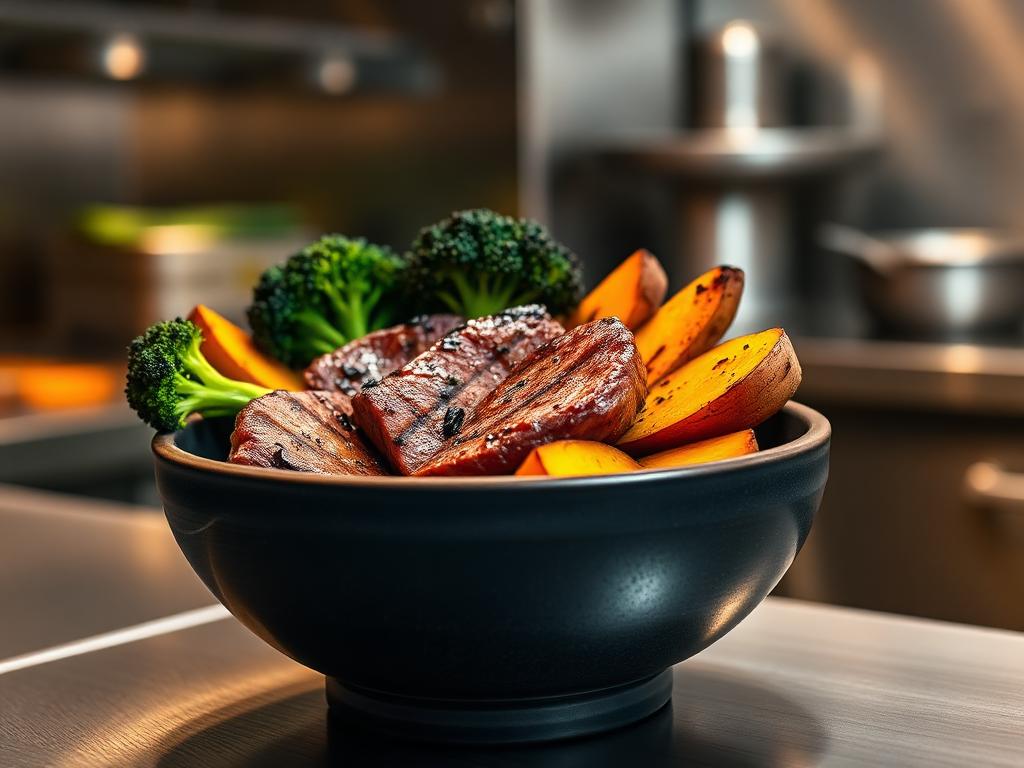 Beef, Sweet Potato & Broccoli — chef-prepared frozen meal