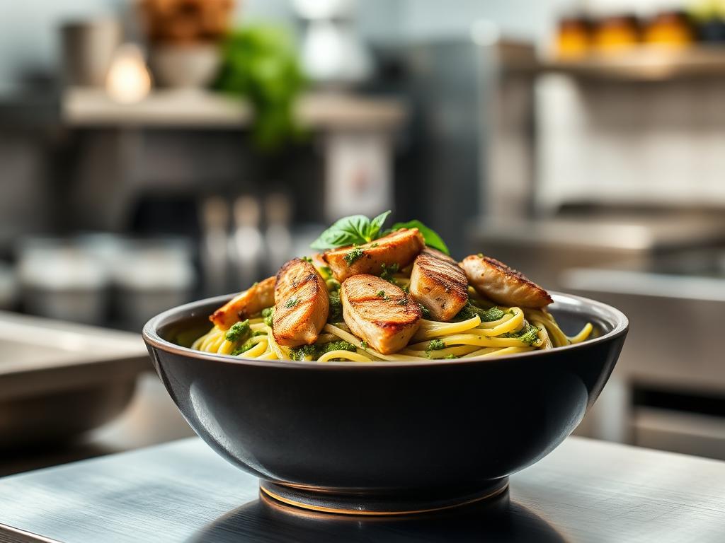 Chicken Pesto Pasta — chef-prepared frozen meal