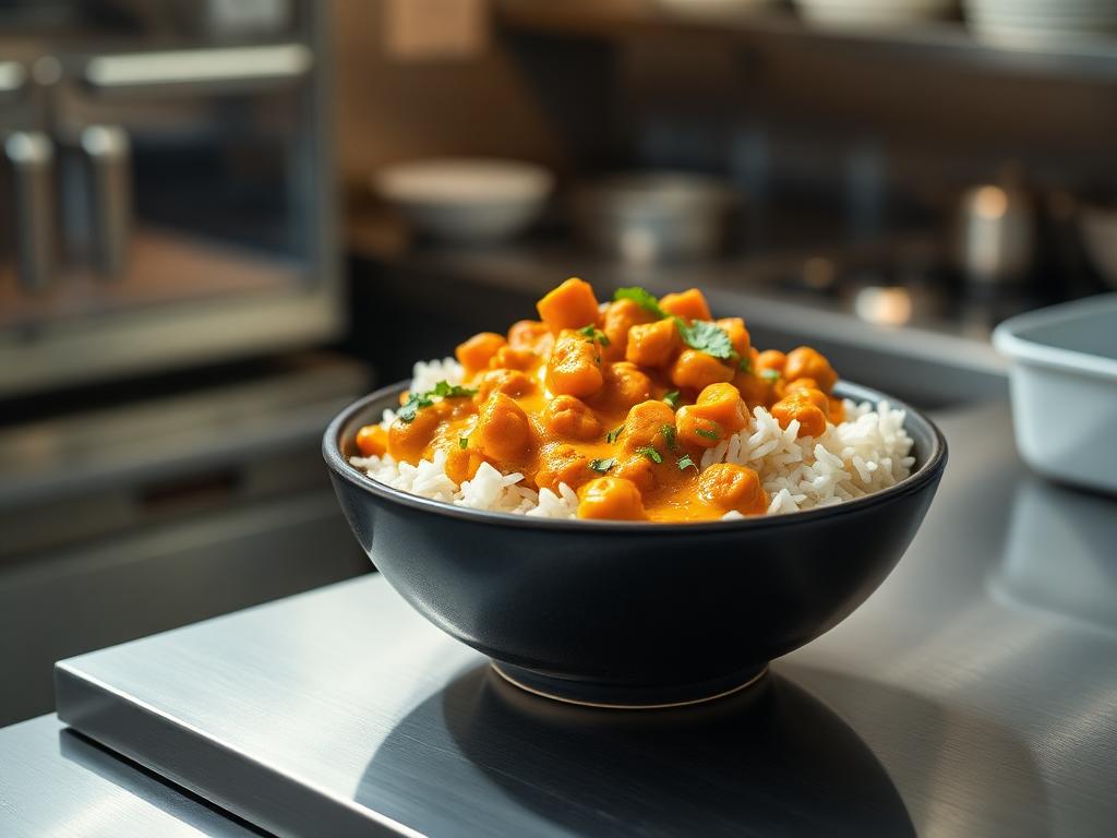 Chickpea Curry & Rice — chef-prepared frozen meal