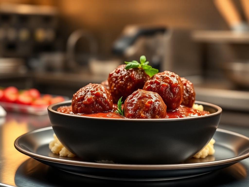 Meatballs in Tomato Sauce — chef-prepared frozen meal