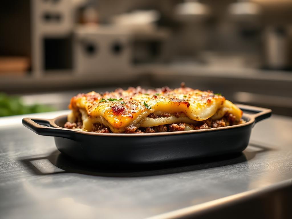 Moussaka — chef-prepared frozen meal