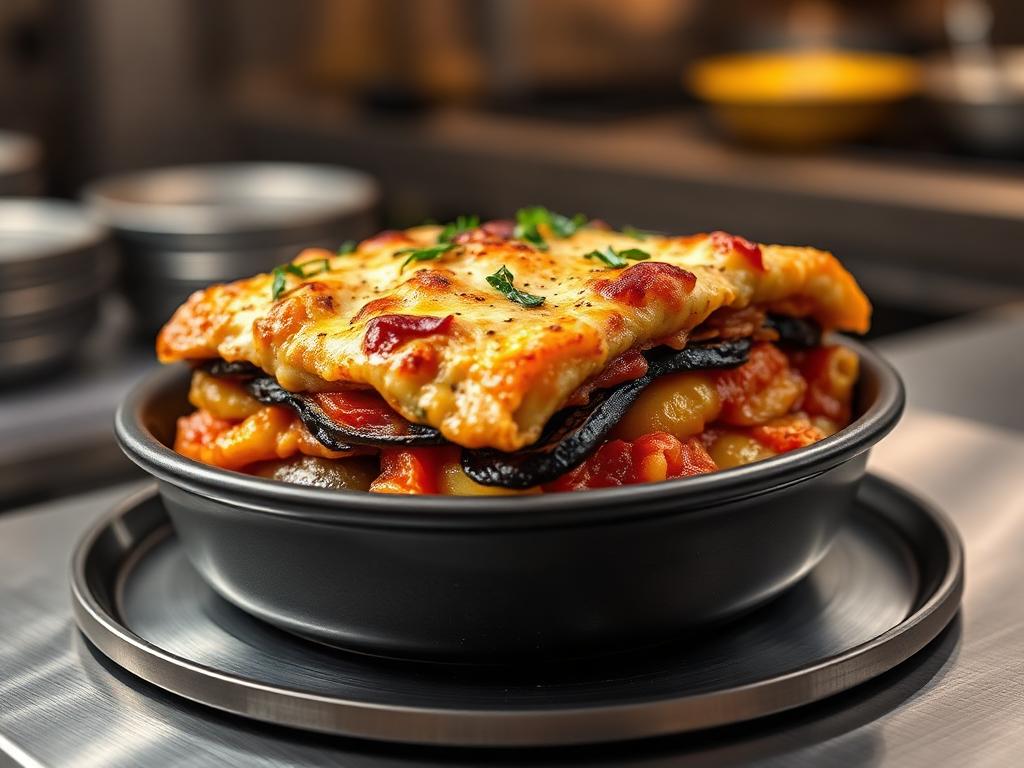 Vegetable Moussaka — chef-prepared frozen meal